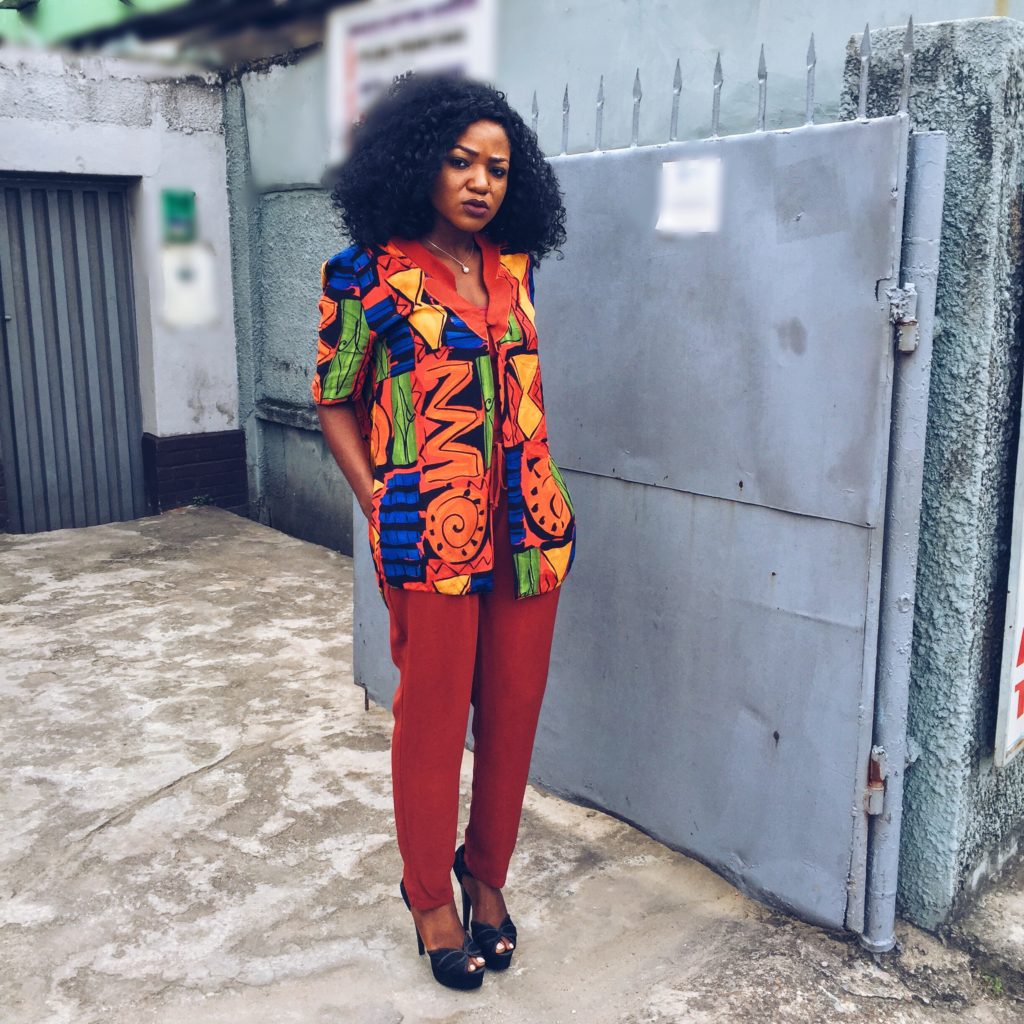 vintage print jacket